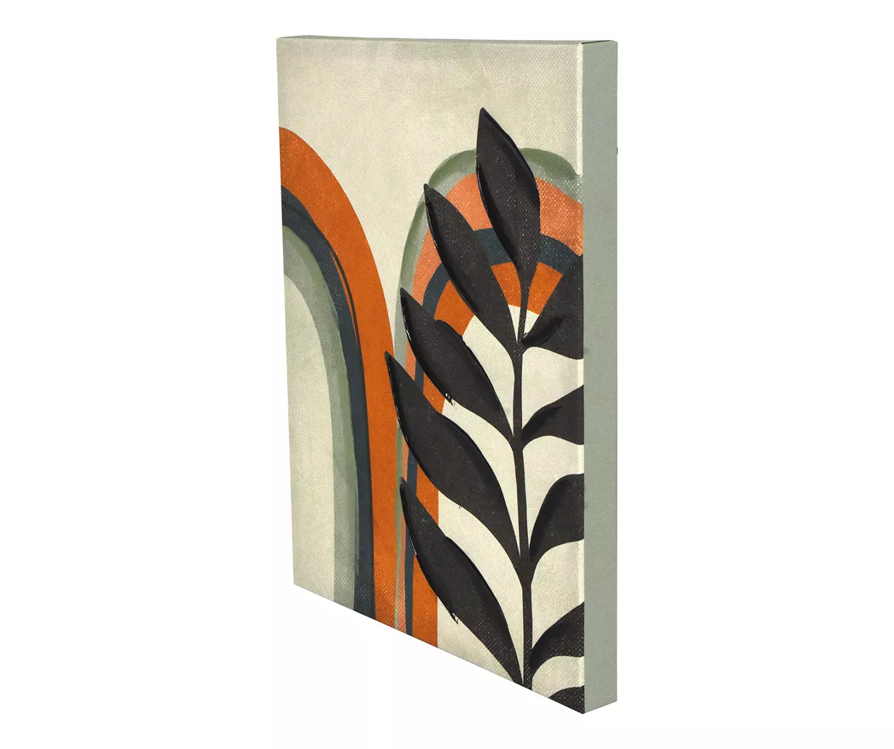 Boho Arch & Leaf Art Canvas, (12" X 16") 2 Boho Arch & Leaf Art Canvas, (12" X 16") - Image 2