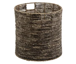 Honey-Can-Do Brown Woven Round Storage Basket