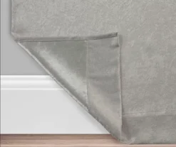 Silver Velvet Abstract Blackout Grommet Curtain Panel Pair, (84") -Cuisinart Store 810649850 810651225 A0 3