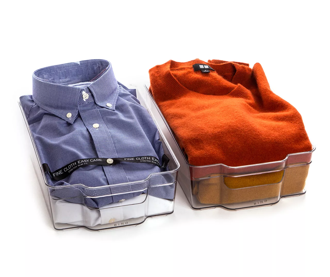 Bino Clear Stacker Storage Bins, 2-Pack 5 Bino Clear Stacker Storage Bins, 2-Pack - Image 5