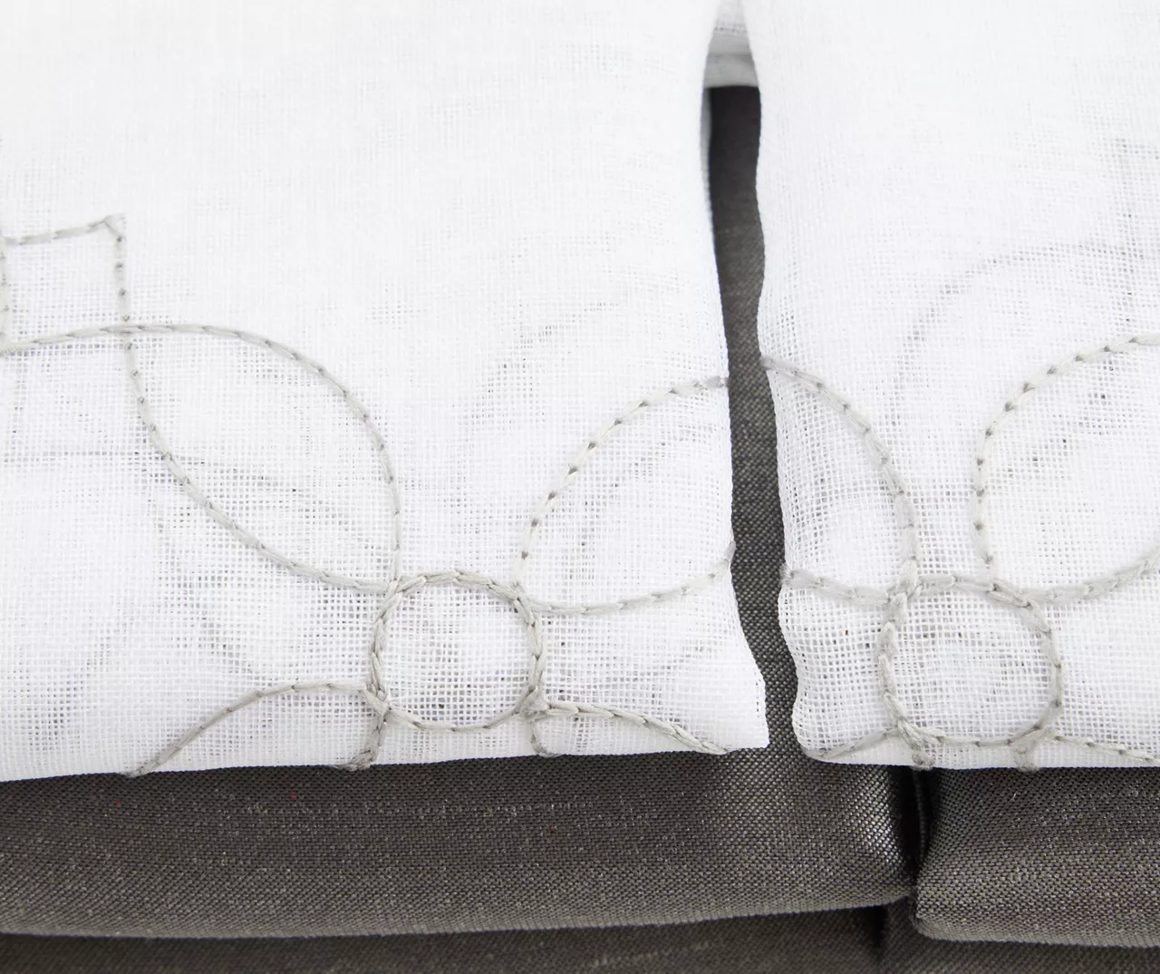 Waylon Silver Lattice Sheer 4-Piece Curtain Panel Set, (84") 2 Waylon Silver Lattice Sheer 4-Piece Curtain Panel Set, (84") - Image 2