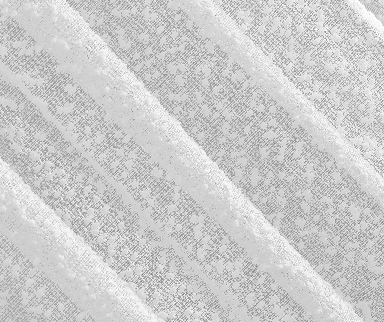 Tinsley White Boucle Light-Filtering Rod Pocket Curtain Panel, (84") 6 Tinsley White Boucle Light-Filtering Rod Pocket Curtain Panel, (84") - Image 6