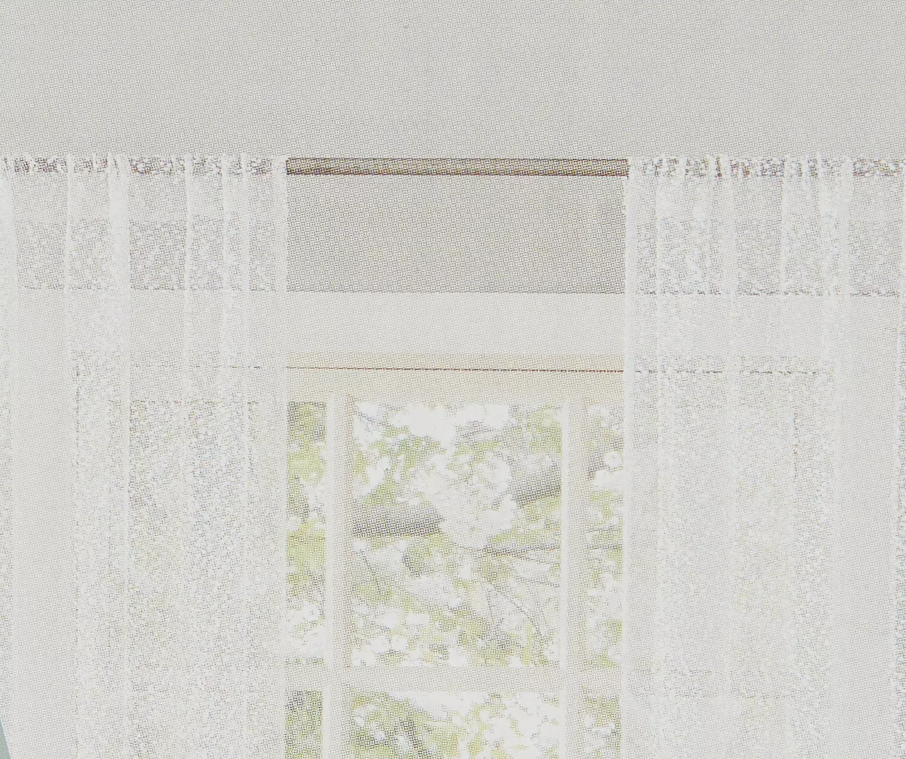 Tinsley White Boucle Light-Filtering Rod Pocket Curtain Panel, (84") 2 Tinsley White Boucle Light-Filtering Rod Pocket Curtain Panel, (84") - Image 2