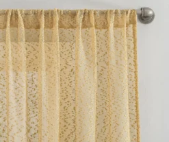 Tinsley Gold Boucle Light-Filtering Rod Pocket Curtain Panel, (84") 8 Tinsley Gold Boucle Light-Filtering Rod Pocket Curtain Panel, (84") -Cuisinart Store 810660793 A0 2