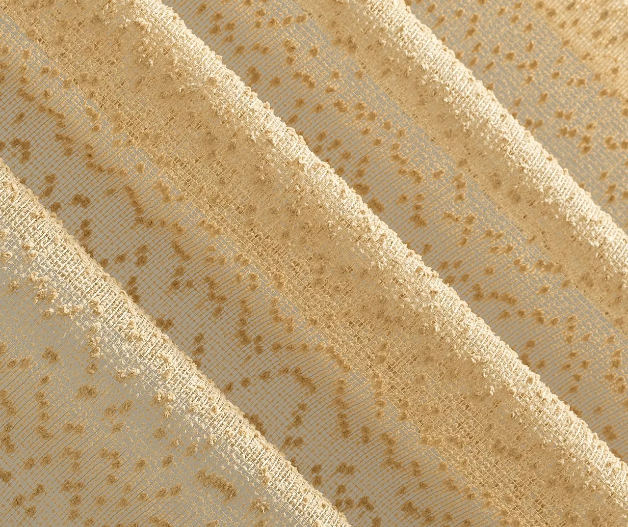 Tinsley Gold Boucle Light-Filtering Rod Pocket Curtain Panel, (84") 6 Tinsley Gold Boucle Light-Filtering Rod Pocket Curtain Panel, (84") - Image 6