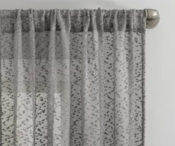 Tinsley Gray Boucle Light-Filtering Rod Pocket Curtain Panel, (84") 8 Tinsley Gray Boucle Light-Filtering Rod Pocket Curtain Panel, (84") -Cuisinart Store 810660795 A0 2