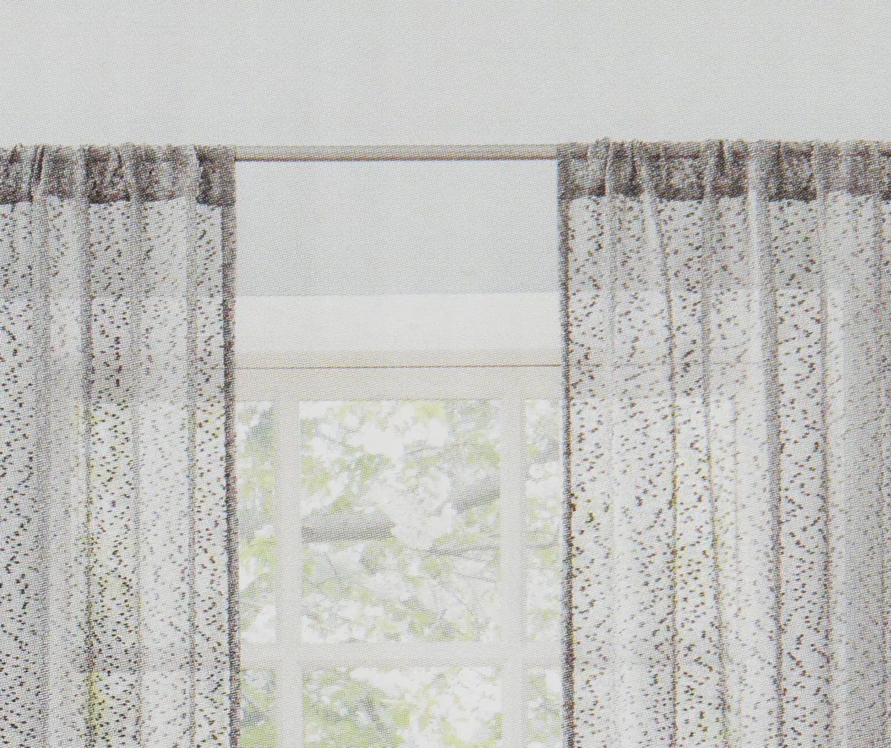 Tinsley Gray Boucle Light-Filtering Rod Pocket Curtain Panel, (84") 2 Tinsley Gray Boucle Light-Filtering Rod Pocket Curtain Panel, (84") - Image 2