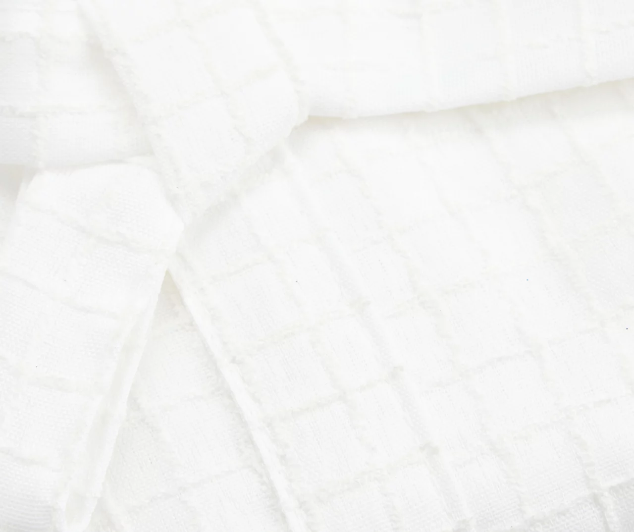 Sanders White Tie-Up Rod Pocket Curtain Panel, (63") 2 Sanders White Tie-Up Rod Pocket Curtain Panel, (63") - Image 2