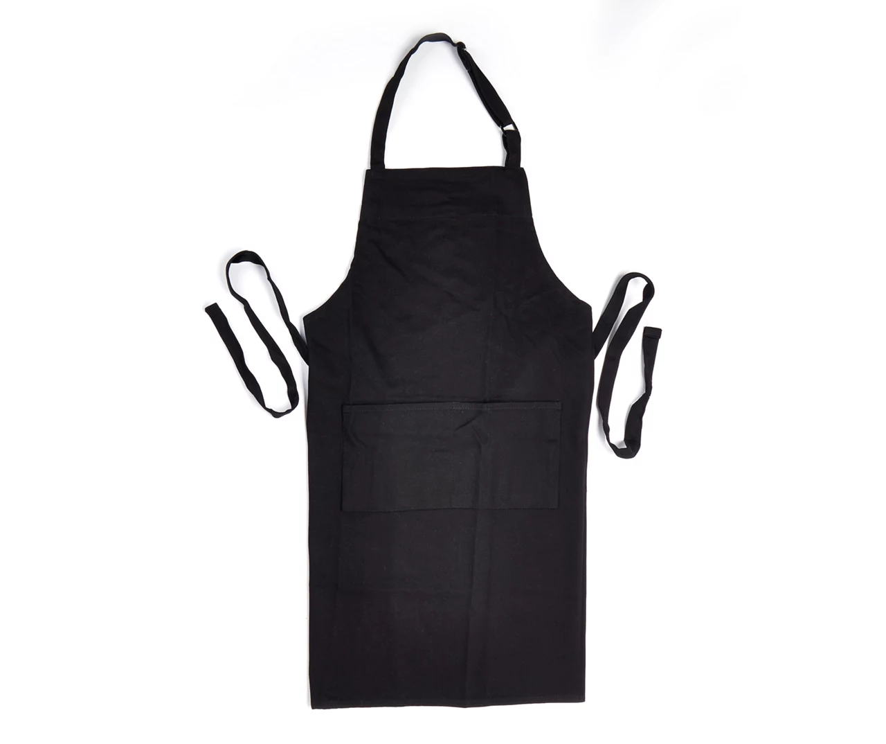 Black Cotton Apron 1 Black Cotton Apron
