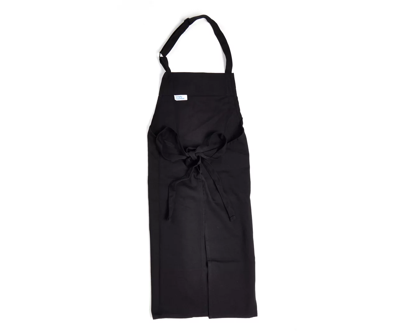 Black Cotton Apron 2 Black Cotton Apron - Image 2