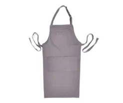 Excalibur Gray Cotton Apron
