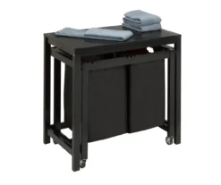 Black Double Laundry Sorter & Folding Table -Cuisinart Store 810669666 A0 5