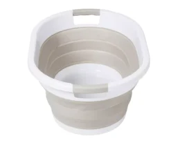 Warm Gray & White Collapsible Laundry Baskets, 2-Pack -Cuisinart Store 810669673 A0 3