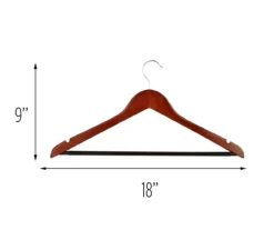 Cherry Finish Non-Slip Swivel Hangers, 24-Pack -Cuisinart Store 810669675 A0 4