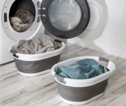 Dark Gray & White Collapsible Laundry Baskets, 2-Pack -Cuisinart Store 810669677 A0 7