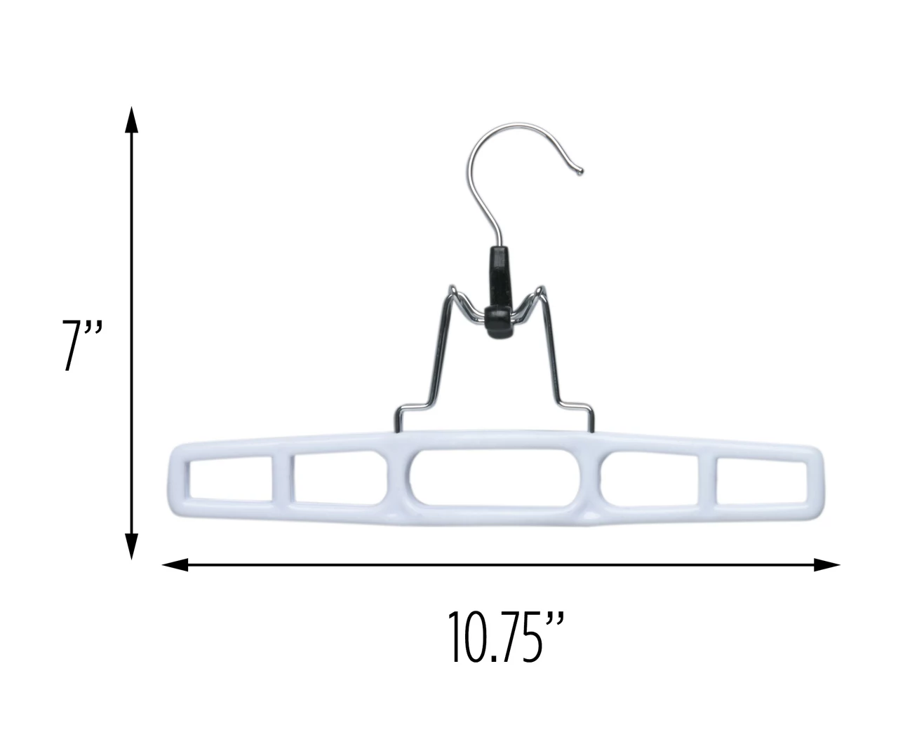 White Clamp Hangers, 12-Pack 3 White Clamp Hangers, 12-Pack - Image 3