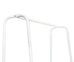 White A-Frame Freestanding Closet With Rack & Shelves 11 White A-Frame Freestanding Closet With Rack & Shelves -Cuisinart Store 810669686 A0 4