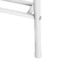 White A-Frame Freestanding Closet With Rack & Shelves 12 White A-Frame Freestanding Closet With Rack & Shelves -Cuisinart Store 810669686 A0 5