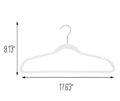 White Slim Rubber Hangers, 50-Pack 5 White Slim Rubber Hangers, 50-Pack -Cuisinart Store 810669691 A0 3