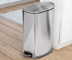 Stainless Steel 10.5-Gal. Pedal Soft-Close Slim Trash Can 14 Stainless Steel 10.5-Gal. Pedal Soft-Close Slim Trash Can -Cuisinart Store 810669702 A0 7