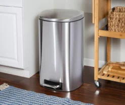 Stainless Steel 13-Gal. Pedal Soft-Close Trash Can -Cuisinart Store 810669704 A0 7