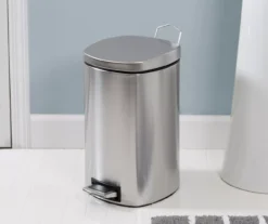 Stainless Steel 3-Gal. Rounded-Square Pedal Soft-Close Trash Can -Cuisinart Store 810669707 A0 7