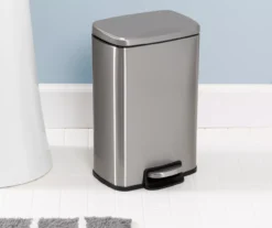 Stainless Steel Rectangular 2-Piece Pedal Soft-Close Trash Can Set 16 Stainless Steel Rectangular 2-Piece Pedal Soft-Close Trash Can Set -Cuisinart Store 810669710 A0 8