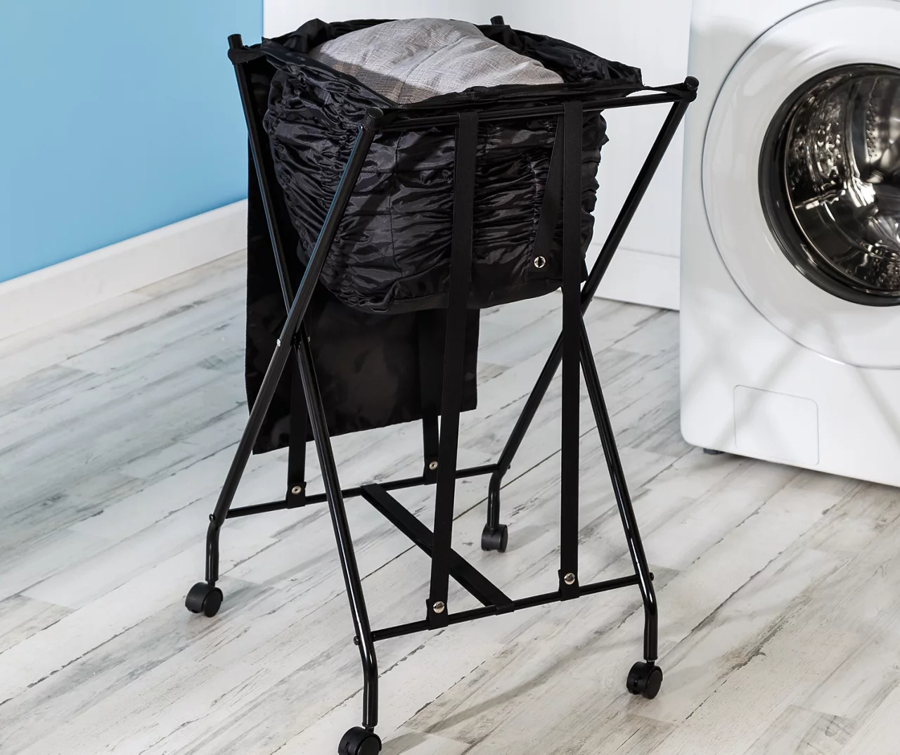 Black Bounce-Back Laundry Hamper 8 Black Bounce-Back Laundry Hamper - Image 8