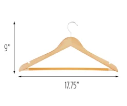 Maple Finish Non-Slip Swivel Hangers, 24-Pack -Cuisinart Store 810669712 A0 4