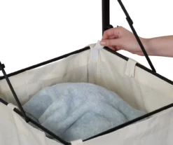 Black & Maple-Finish Wall-Mounted Hamper With Shelf 14 Black & Maple-Finish Wall-Mounted Hamper With Shelf -Cuisinart Store 810669713 A0 6