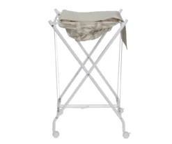 White & Beige Bounce-Back Laundry Hamper -Cuisinart Store 810669714 A0 3