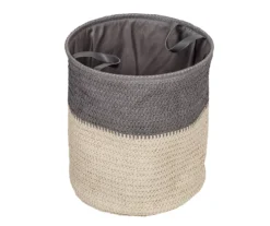 Gray & Beige Woven 3-Piece Flexible Laundry Hamper Set -Cuisinart Store 810669716 A0 2