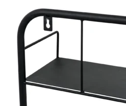 Black Wall-Mounted Hamper With Shelf -Cuisinart Store 810669717 A0 3