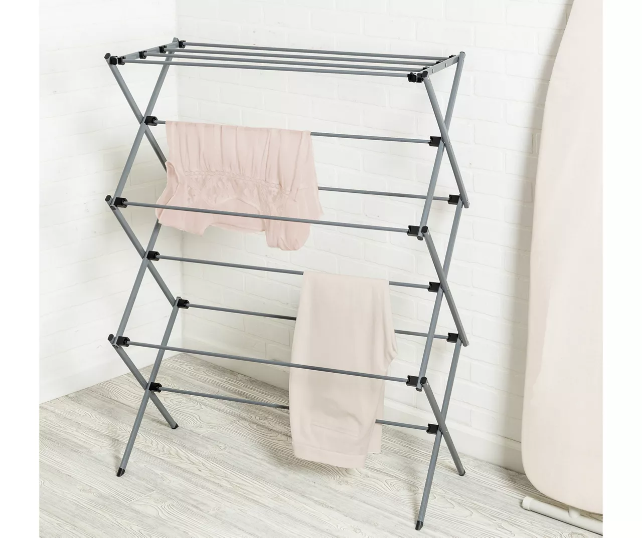 Gray Oversize Collapsible Drying Rack 4 Gray Oversize Collapsible Drying Rack - Image 4