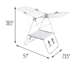 White Expandable Folding-Wing Drying Rack -Cuisinart Store 810669720 A0 8