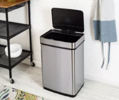 Stainless Steel & Black 13-Gal. Motion Sensor Trash Can -Cuisinart Store 810669723 A0 4