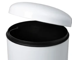 White Stainless Steel 8-Gal. Round Pedal Soft-Close Trash Can -Cuisinart Store 810669726 A0 6