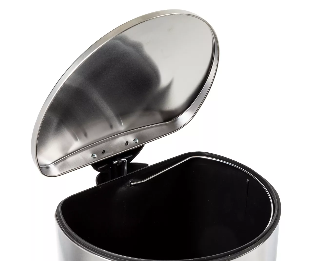 Stainless Steel 10.5-Gal. Semicircle Pedal Soft-Close Trash Can 4 Stainless Steel 10.5-Gal. Semicircle Pedal Soft-Close Trash Can - Image 4