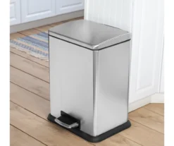 Stainless Steel 15.3-Gal. Rectangular Pedal Soft-Close Trash Can 14 Stainless Steel 15.3-Gal. Rectangular Pedal Soft-Close Trash Can -Cuisinart Store 810669730 A0 7