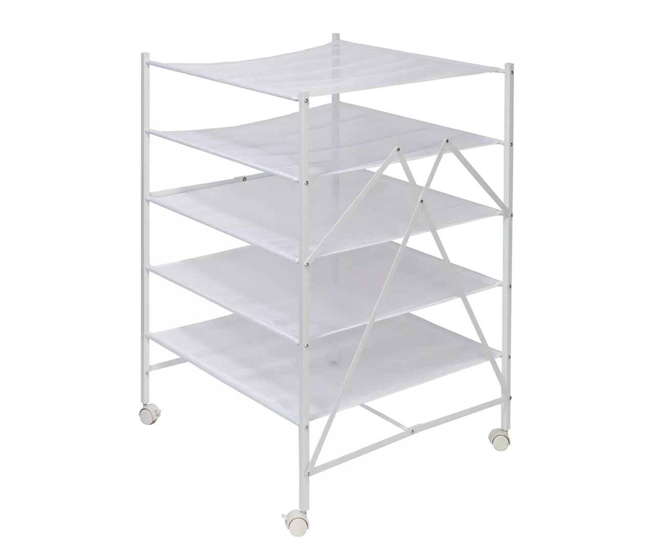 White 5-Tier Flat Drying Rack 1 White 5-Tier Flat Drying Rack