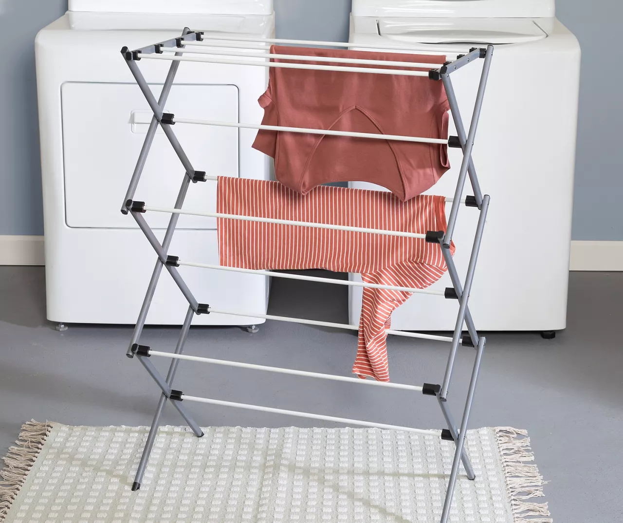 Dark Gray Collapsible Drying Rack 5 Dark Gray Collapsible Drying Rack - Image 5