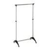 Chrome Adjustable Rolling Garment Rack