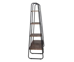 Black & Brown Garment Rack With Wood Shelves 12 Black & Brown Garment Rack With Wood Shelves -Cuisinart Store 810669738 A0 5