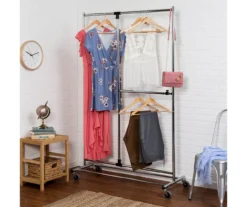 Chrome 2-Tier Garment Rack 11 Chrome 2-Tier Garment Rack -Cuisinart Store 810669739 A0 5