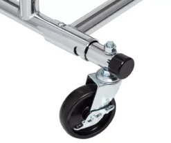 Chrome Dual Bar Rolling Garment Rack 11 Chrome Dual Bar Rolling Garment Rack -Cuisinart Store 810669740 A0 4