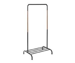 Black & Brown Garment Rack