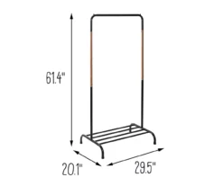 Black & Brown Garment Rack -Cuisinart Store 810669751 A0 9