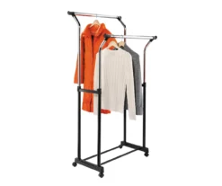 Chrome Dual-Bar Heavy Duty Garment Rack 8 Chrome Dual-Bar Heavy Duty Garment Rack -Cuisinart Store 810669753 A0 4