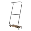 Black Rustic Z-Frame Garment Rack
