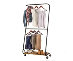 Black Rustic Z-Frame Garment Rack -Cuisinart Store 810669754 A0 3